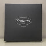 Gold by Somma 1867 Italy -  Wool + Cashmere Blend Reversible Throw