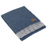Gold by Somma 1867 Italy -  Wool + Cashmere Blend Reversible Throw