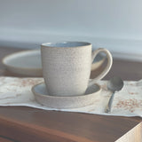 Speckled Sand Stoneware - 4.5" Mini Plate/Saucer