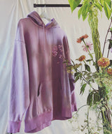 Oversized Natural Dyed Hoodie - Lavender