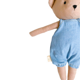 Sandy Bear - Denim Harem Romper