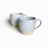 Speckled Sand Two-Tone Stoneware - Coffee Cups - Set of 2