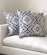 Maya Midnight Throw Pillow - 24" x 24"