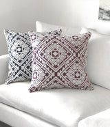 Maya Midnight Throw Pillow - 24" x 24"