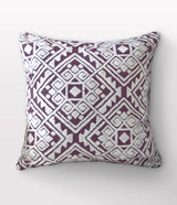 Maya Plum Throw Pillow - 24" x 24"