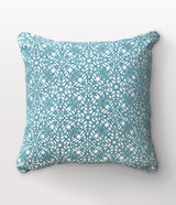 Tessa Aqua Throw Pillow - 22" x 22"
