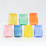 Hexagon Large Tumblers - Orange - Set of 2