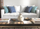 Tessa Denim Throw Pillow - 22" x 22"