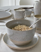 Speckled Sand Two-Tone Stoneware - Coffee Cups - Set of 2