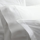 Capri Luxury Sateen Pillowcases (Pack of 2) - 100% Extra Long Staple Cotton - White