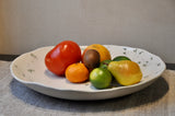 Large Porcelain Serving Platter - Leaf Collection
