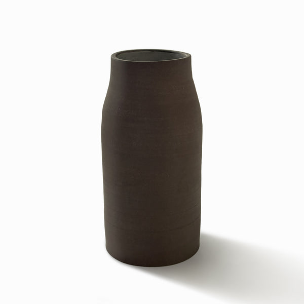 Dark Brown Sandstone Stoneware - Vase