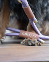 Rope Dog Leash - Brass - Grape - 6 Feet