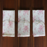 100% Pure Linen Napkins - Champs Rosé