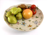 Porcelain Large Serving Platter - Floral Collection
