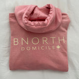 Oversized Natural Dyed Beach Hoodie with Logo on Back