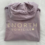 Oversized Natural Dyed Beach Hoodie with Logo on Back