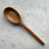 Hand Carved 10.5" Spoon - Cherry Wood