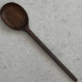 Hand Carved Long Handle Cooking Spoon - Walnut