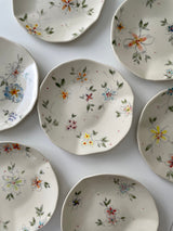 Porcelain 7.5" Salad Plate - Floral Collection