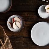 Dark Brown Sandstone Stoneware - 7” Salad Plate