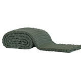 Pleated Knit Throw and Blanket - Sage