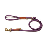 Rope Dog Leash - Brass - Grape - 6 Feet