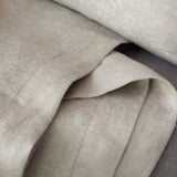 St Genève - Forte - 100% Linen Sateen Throw - Natural