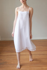 Two Layer Dress Milano Featherweight Blend - White