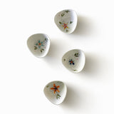 Porcelain Mini Serving Bowls - Floral Collection - Set of 4