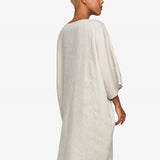 Pocket Kaftan - Sand - 100% Linen - One Size