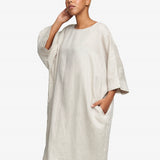 Pocket Kaftan - Sand - 100% Linen - One Size