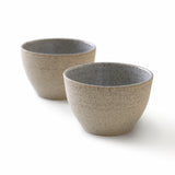 Speckled Sand Stoneware Small Dip Bowls - Set of 2