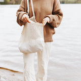 Large Mesh Bag - Organic Cotton - Cream