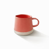 Porcelain Satin Mug - Coral Red