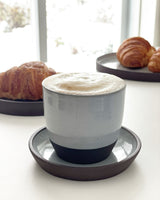 Dark Two-Tone Stoneware - Handleless Cups - Set of 2