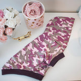 The Sharper Barker - Luxe Dog Hoodie - Emma - Pink Camo