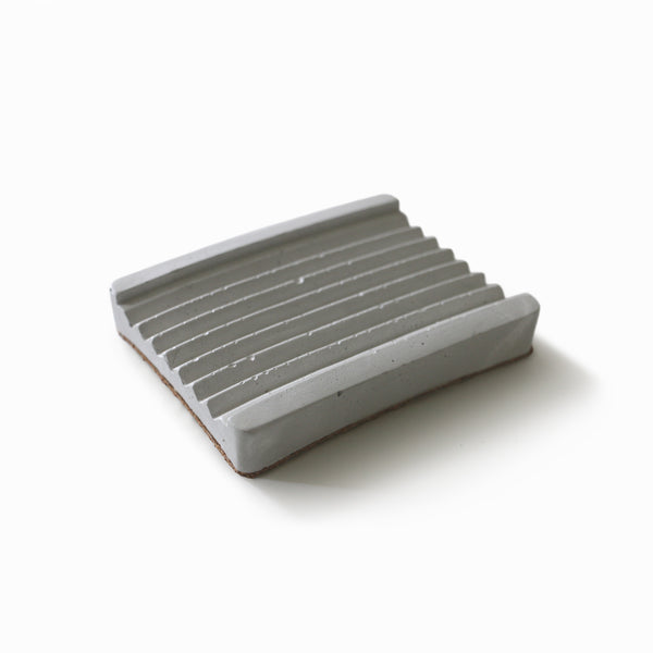 Concrete Soap Dish - Light Grey