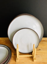 Dark Brown Sandstone Stoneware - 7” Salad Plate