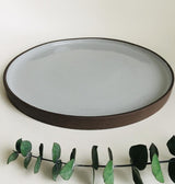 Dark Brown Sandstone Stoneware - 10” Large Dinner Plate
