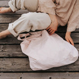 The Large Market Bag - Pink Stripes