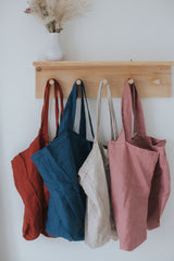 Large Linen Bag - Old Rose