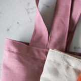 Large Linen Bag - Old Rose