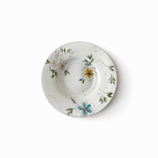 Porcelain Saucer - Floral Collection