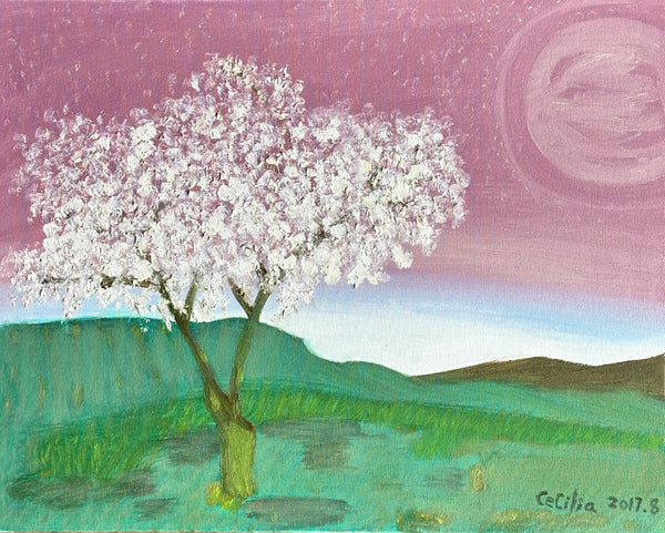 "Moonlit Night 2017" - Oil Painting
