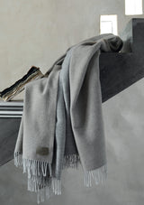 Gold by Somma 1867 Italy -  Wool + Cashmere Blend Reversible Throw