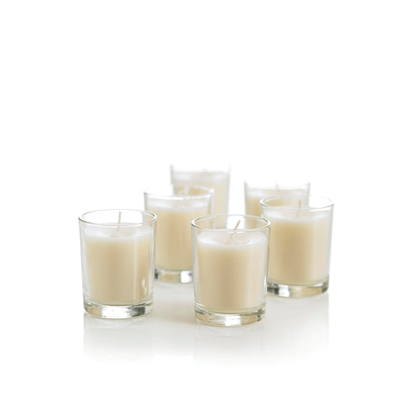 Scented Plant Based Candles - White Linen - Pack of 6