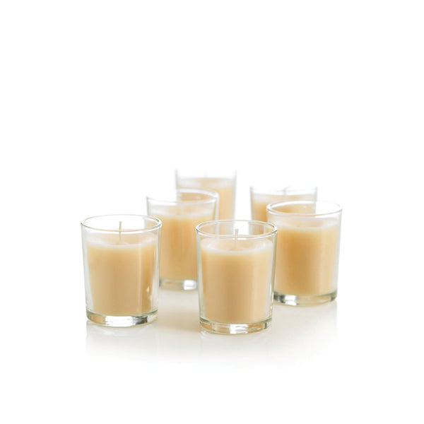 Scented Plant Based Candles - Vanilla Cream - Pack of 6