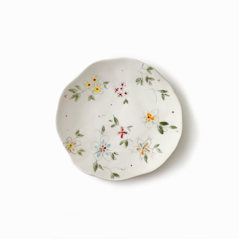 Porcelain 7.5" Salad Plate - Floral Collection