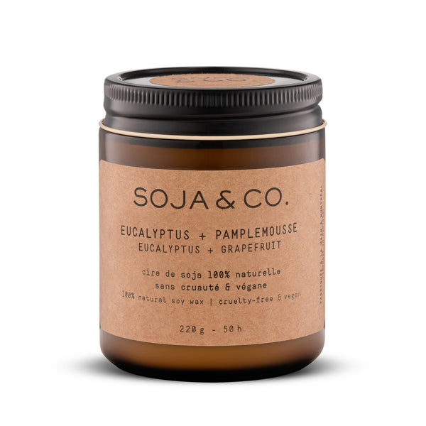 Soja & Co. - Soy Candle - Eucalyptus + Grapefruit 237 ml